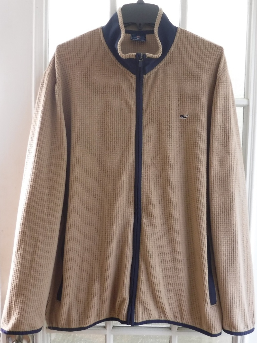 Vineyard Vines Beige Color Full Zip Up Long Sleeve Jacket